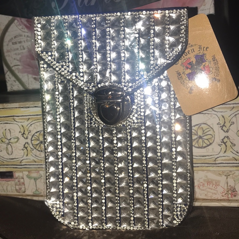 Hot Blue Bling Chain purse